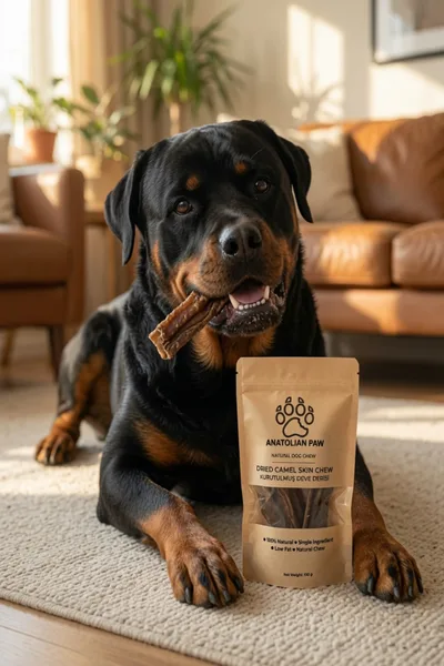 Freeze-Dried Camel Hide Dog Treat 100% Natural 100 g