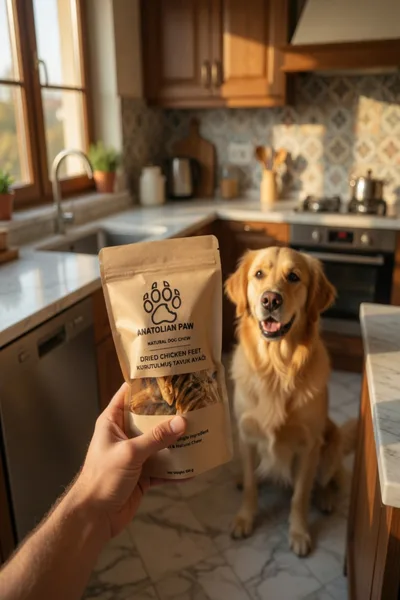 Freeze-Dried Chicken Feet Dog Treat 100% Natural 100 g
