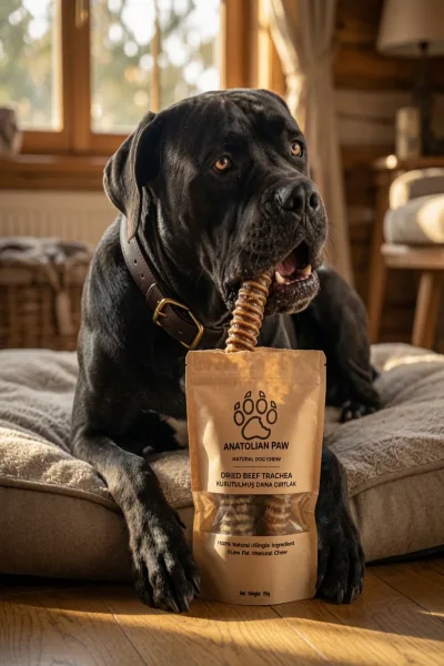 Freeze-Dried Beef Trachea Dog Treat 100% Natural 80 g