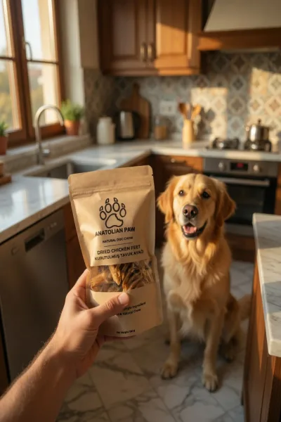 Freeze-Dried Chicken Feet Dog Treat 100% Natural 100 g