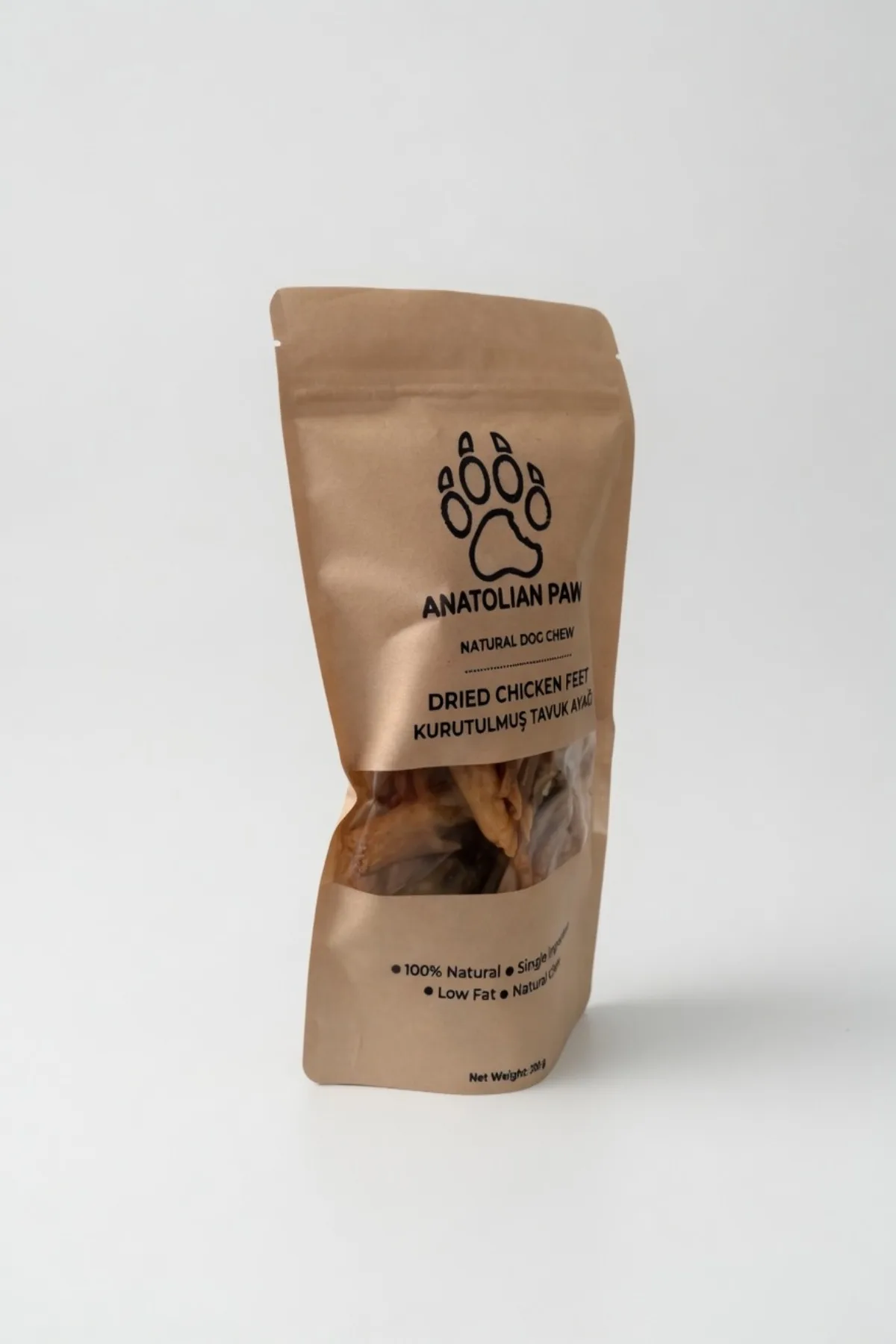 Freeze-Dried Chicken Feet Dog Treat 100% Natural 100 g