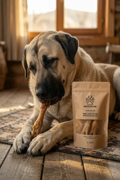 Freeze-Dried Lamb Trotter Dog Treat 100% Natural 2 Quantity