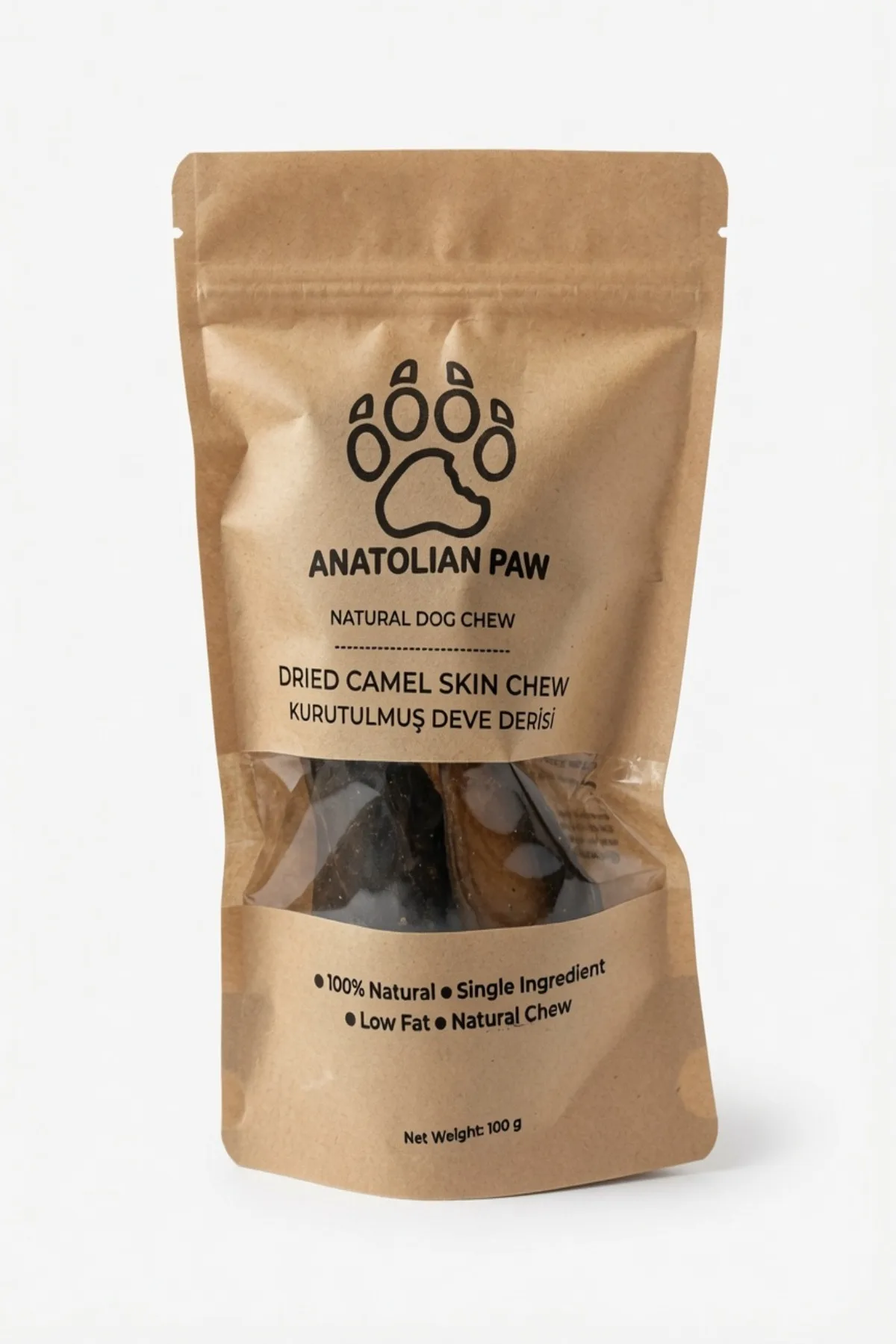 Camel Hide Dog Treat - Beef Lung Dog Treat 100% Natural 150g